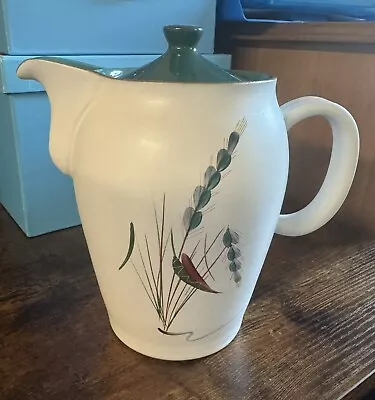 Buy Denby Greenwheat Coffee Pot 2 Pint Signed A Colledge 7  • 10£