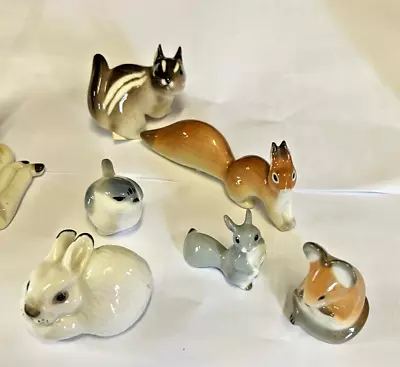 Buy Early USSR  Lomonosov Figurine Collection, Rabbit, Bird, Squirrel,Mouse,chipmunk • 9.99£