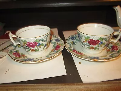 Buy LOT OF 2 Floradora Booths Made In England A8042 LITTLE DEMITASSE CUPS AND SAUCER • 16.11£