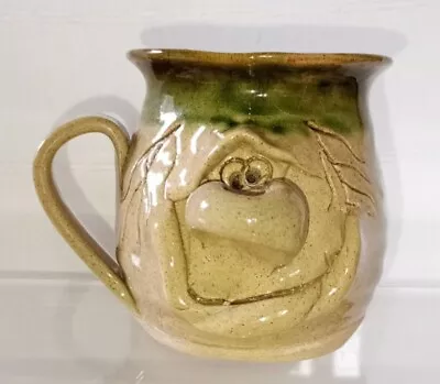 Buy Pretty Ugly Pottery Coffee Mug Cup Face Handmade  Wales Glazed Stoneware Free Po • 12.99£