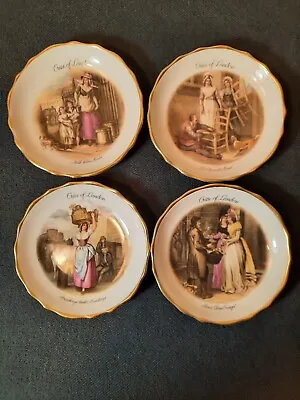Buy  Cries Of London  Set Of (4) 4  Collector Plates Tuscan Fine English Bone China • 10.49£