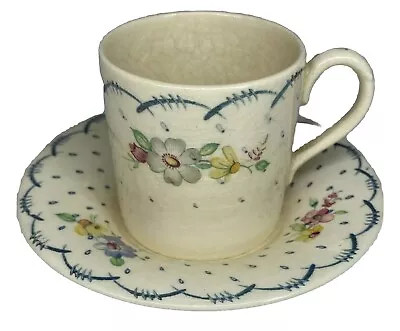 Buy Susie Cooper ‘Printemps Coupe’ 1930s Floral Coffee Can & Saucer. • 12.99£