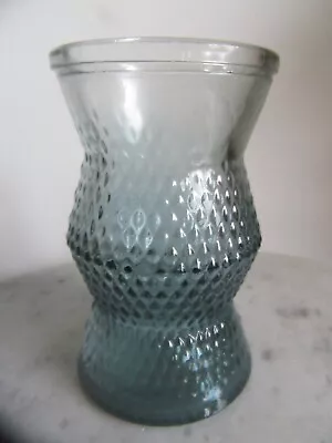 Buy A Pale  Blue Glass Hyacinth Bulb Vase / Flower Vase  H:12 Cm . • 5.95£