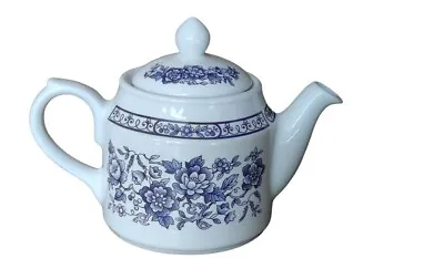 Buy Vintage Teapot Sadler Fine English Bone China With Beautiful Blue Floral Pattern • 11.50£