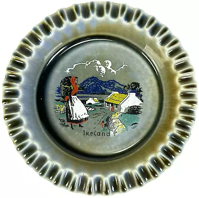 Buy VTG 50s Wade Porcelain Pin Dish Coaster Green Irish Landscape Co Armagh Ireland • 5.99£