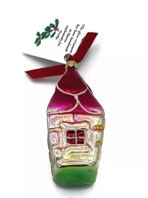 Buy Troika Russian Christmas Holiday Ornament House Pink Winter Solstice Celebration • 13.74£