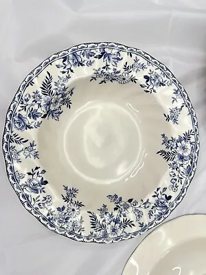Buy Johnson Brothers Devon Cottage Pasta Bowl Blue White • 22.61£