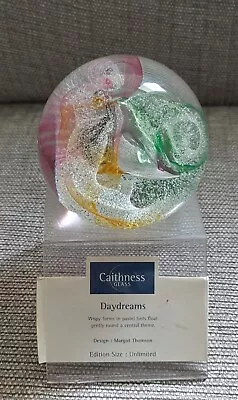 Buy Vintage Caithness Glass  Daydreams  1992 Paperweight With Stand  • 8£