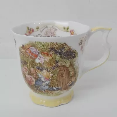 Buy Royal Doulton Brambly Hedge Teacup 25th Anniversary Lady Woodmouse -RMF05 • 12.50£