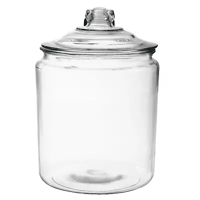 Buy Anchor Hocking Heritage Hill Glass Jar With Lid, 2 Gallon • 21.84£