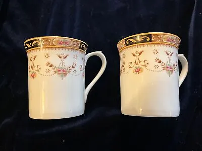 Buy Pair Queen’s Olde England Fine Bone China Mug A Churchill Brand Made In England • 12£