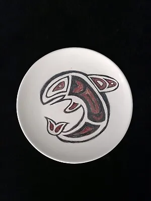 Buy Retro Jean Rhodes Native Haida Orca Symbol Plate - Excellent Condition • 29.99£