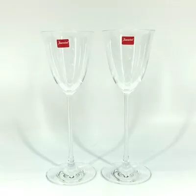 Buy Baccarat Glass Cup Tableware Fiora Pair 2 Guests Wine Glass Clear Unused • 180.96£