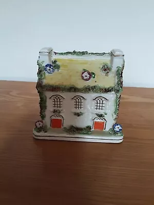 Buy 19th Century Staffordshire Pottery Chapel /Cottage Moneybox • 30£