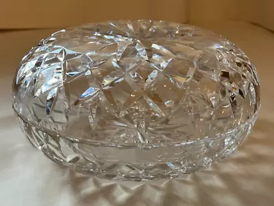 Buy Vintage Cut Glass Trinket Bowl With Matching Lid • 9.99£