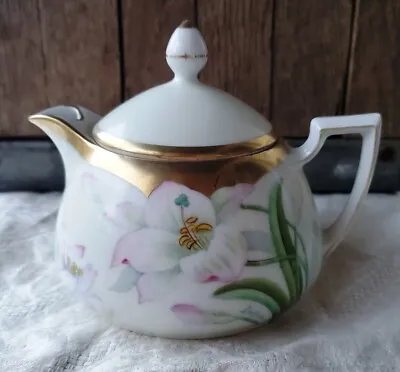 Buy Rare Antique PT Tirschenreuth Bavaria Handpainted Bone China Mini Teapot • 42.69£