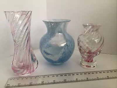 Buy 3 Caithness Glass Vases  • 6£