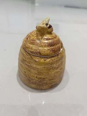 Buy Ceramic Bee Honey Nest Style Honey Pot Storage Serving Jar 10cm Tall • 9.95£
