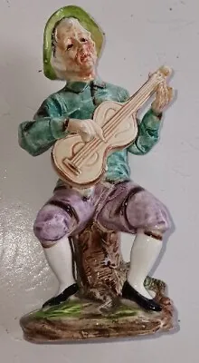 Buy Eccentric Pottery Man Playing Guitar 1893-1923 FOREIGN Rare • 118.40£