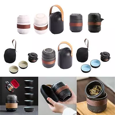 Buy Portable Travel Tea Set Ceramic Porcelain Kung Fu Tea Cup • 14.74£