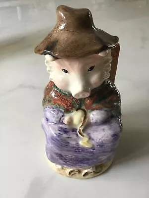 Buy ROYAL ALBERT Pottery - And The Pig Has None Figure - 1992 • 10£