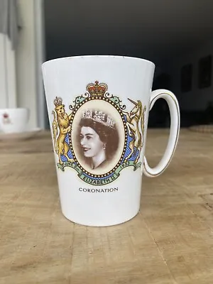 Buy Royal Grafton Bone China Queen Elizabeth II Coronation Mug 1953 • 10£