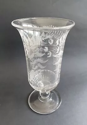 Buy 1857 Antique Victorian Sowerby Pressed Glass Celery Vase • 80£