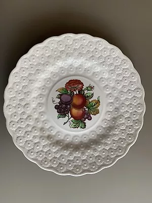 Buy Antique Copeland Spode Plate Grapes Apple Plum And Flower. J Price • 10£