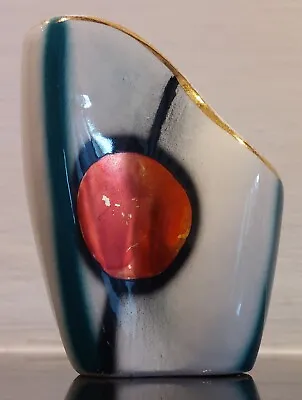 Buy Mid Century Vintage Retro Italian Tiny Ceramic Vase Dish. Organic Shape. 1950s • 18£