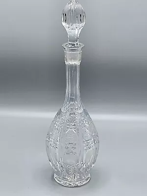 Buy Vintage Cut Glass Tall Decanter With Stopper • 175.24£