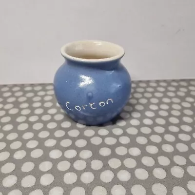 Buy New Devon Pottery Newton Abbott Blue  Corton  Small Vase • 3.51£