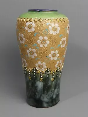 Buy Royal Doulton Art Pottery 'chine' Vase C.1910 • 68£