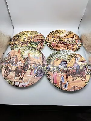 Buy Set Of 4 Limited Edition Plates Royal Doulton Country Deliveries Stephen Cummins • 19.34£