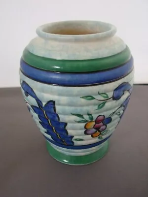 Buy British Roskyl Pottery Vase - Charlotte Rhead Style • 10£