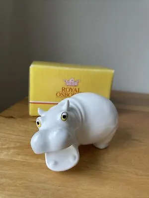 Buy Vintage Royal Osborne Bone China Hippo Figurine  • 7.95£