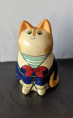 Buy Vintage Joan De Bethel Rye Pottery Cat Ornament 10cm • 29.99£