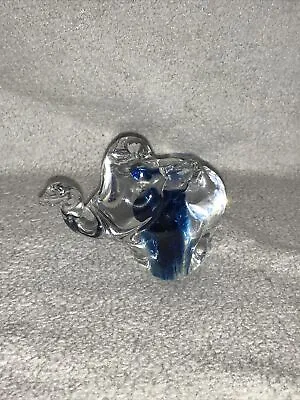 Buy Vintage Crystal Glass Elephant By Langham Glass 3” High • 19.99£