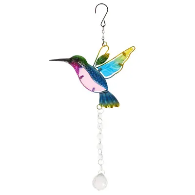 Buy  Sun Catcher Ornament Bird Hanging Pendant Stained Glass Window Suncatcher For • 10.89£