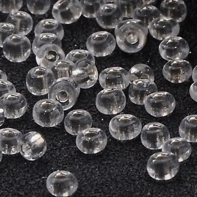 Buy 30g SILVER LINED GLASS SEED BEADS 11/0-2mm 8/0-3mm 6/0-4mm VARIOUS COLOURS  BD9 • 3.39£