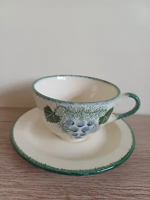 Buy Poole Vineyard Large Breakfast Cup & Saucer - Excellent - 1st Quality  • 14£
