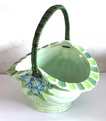 Buy Vintage Burlington Ware 5616 Posy Planter Basket Design 50/60s Art Pottery • 14.99£