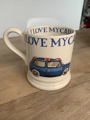 Buy Emma Bridgewater Pottery I Love My Car Mini Cooper Half Pint Mug Union Jack Rare • 39.99£