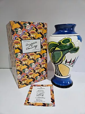 Buy Clarice Cliff Wedgwood Bizarre Mei Ping Vase May Avenue Boxed COA 30 Cm 161/250 • 375£