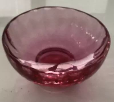 Buy Caithness Pink Glass Bowl 12cms Diameter • 10£
