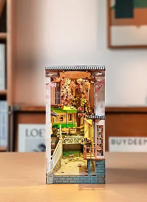 Buy Rolife Sakura Densya DIY Book Nook Stories Wooden Miniature Doll House Xmas Gift • 39.99£