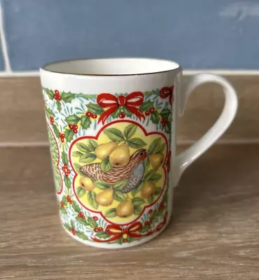 Buy Royal Vale Bone China Mug Birds Holly Christmas Bow Made In England 275ml • 4£