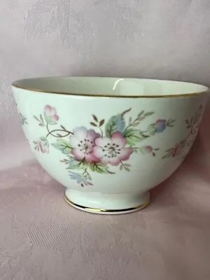 Buy Salisbury Bone China Made In England Pink Flower Sugar Bowl ✅ 1230 • 12.99£