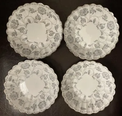 Buy   4 Spode Colonel Gray With Silver Trim Small Berry Bowls In Very Nice Condition • 17.36£