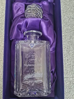 Buy Edinburgh Crystal Whisky Decanter - In Original Purple Box. Inscribed • 9.99£