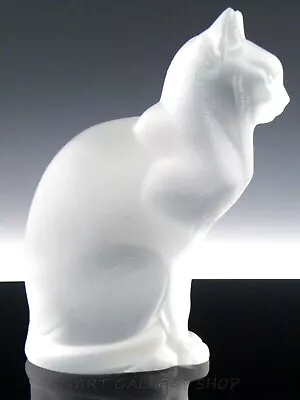 Buy Lalique Large Heavy Sitting Crystal Cat -beautiful -new  X Display • 450£